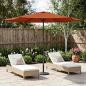 Preview: ARDEBO.de - Gartensonnenschirm 300 x 300 cm Polyester Rechtwinklig