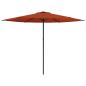Preview: Gartensonnenschirm 300 x 300 cm Polyester Rechtwinklig