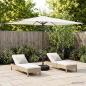 Preview: ARDEBO.de - Garten-Schirm mit Fuß Rechteckig 2 x 3 m Polyester Creme