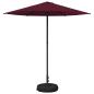 Preview: Garten-Schirm mit Fuß Rechteckig 2,3 x 2,3 m Polyester