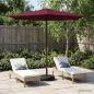 Preview: ARDEBO.de - Garten-Schirm mit Fuß 270 x 270 cm Polyester Rechtwinklig