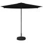 Preview: Garten-Schirm mit Fuß 270 x 270 cm Polyester Rechtwinklig