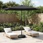 Preview: ARDEBO.de - Garten-Schirm mit Fuß 300 x 300 cm Polyester Rechtwinklig