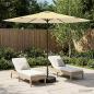 Preview: ARDEBO.de - Garten-Schirm mit Fuß 300 x 300 cm Polyester Rechtwinklig