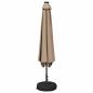 Preview: Gartenparasol mit LED-Lichtern und Sockel 200 x 300 cm