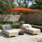 Preview: ARDEBO.de - Gartenparasol mit LED-Lichtern und Sockel 200 x 300 cm