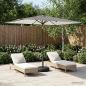 Preview: ARDEBO.de - Gartenparasol mit LED-Lichtern und Sockel 200 x 300 cm