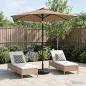 Preview: ARDEBO.de - Gartenparasol mit LED-Lichtern und Sockel 230 x 230 cm