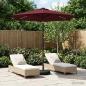 Preview: ARDEBO.de - Gartenparasol mit LED-Lichtern und Sockel 230 x 230 cm