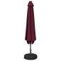 Preview: Gartenparasol mit LED-Lichtern und Sockel 230 x 230 cm