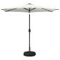 Preview: Gartenparasol mit LED-Lichtern und Sockel 270 x 270 cm