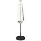 Preview: Gartenparasol mit LED-Lichtern und Sockel 270 x 270 cm