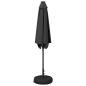 Preview: Gartenparasol mit LED-Lichtern und Sockel 270 x 270 cm