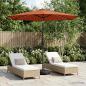 Preview: ARDEBO.de - Gartenparasol mit LED-Lichtern und Sockel 270 x 270 cm