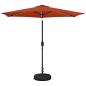 Preview: Gartenparasol mit LED-Lichtern und Sockel 270 x 270 cm