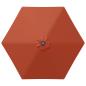 Preview: Gartenparasol mit LED-Lichtern und Sockel 270 x 270 cm
