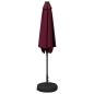 Preview: Gartenparasol mit LED-Lichtern und Sockel 270 x 270 cm