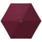 Preview: Gartenparasol mit LED-Lichtern und Sockel 270 x 270 cm