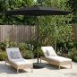 Preview: ARDEBO.de - Gartenparasol mit LED-Lichtern und Sockel 270 x 270 cm