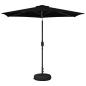Preview: Gartenparasol mit LED-Lichtern und Sockel 270 x 270 cm