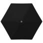 Preview: Gartenparasol mit LED-Lichtern und Sockel 270 x 270 cm