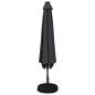 Preview: Gartenparasol mit LED-Lichtern und Sockel 300 x 300 cm