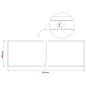 Preview: Balkon Sichtschutz 200 x 700 cm Stoff mit PU-Beschichtung