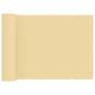 Preview: Balkon Sichtschutz 150 x 700 cm Stoff mit PU-Beschichtung Sand