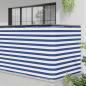 Preview: Balkon Sichtschutz 150 x 600 cm Stoff mit PU-Beschichtung