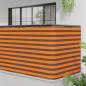Preview: Balkon Sichtschutz 150 x 400 cm Stoff mit PU-Beschichtung