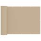 Preview: Balkon Sichtschutz 150 x 800 cm Stoff mit PU-Beschichtung Beige