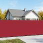 Preview: Balkon Sichtschutz 150 x 600 cm Stoff mit PU-Beschichtung Rot
