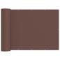 Preview: Balkon Sichtschutz 150 x 500 cm Stoff mit PU-Beschichtung Braun