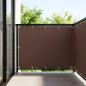 Preview: Balkon Sichtschutz 150 x 500 cm Stoff mit PU-Beschichtung Braun