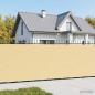 Preview: Balkon-Sichtschutz 1,2 x 15 m Stoff mit PU-Beschichtung Beige