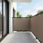 Preview: Balkon-Sichtschutz 1,2 x 15 m Stoff mit PU-Beschichtung Taupe