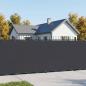 Preview: ARDEBO.de - Balkon-Sichtschutz 1,2 x 25 m Stoff mit PU-Beschichtung Schwarz