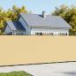 Preview: ARDEBO.de - Balkon Sichtschutz 1,5 x 15 m Stoff mit PU-Beschichtung Beige