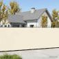 Preview: Balkon Sichtschutz 1,5 x 15 m Stoff mit PU-Beschichtung Creme