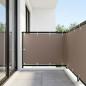 Preview: Balkon-Sichtschutz 1,5 x 15 m Stoff mit PU-Beschichtung Taupe