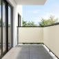 Preview: ARDEBO.de - Balkon-Sichtschutz 1,5 x 25 m Stoff mit PU-Beschichtung Creme