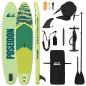 Preview: SUP Board mit Sitz 2-in-1 POSEIDON 305 x 76 x 15 cm Gr?n