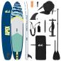 Preview: SUP Board mit Sitz 2-in-1 APEX 366 x 81 x 15 cm Blau für