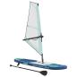 Preview: Aufblasbares SUP-Board mit Segel HYDROS 330 x 76 x 15 cm T?rkis