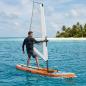 Preview: ARDEBO.de - Aufblasbares SUP-Board mit Segel TRITON 330 x 76 x 15 cm Blau