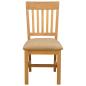 Preview: Esszimmerstuhl 2 Stk. Massivholz Eiche Beige 45 x 59 x 92 cm