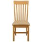 Preview: Esszimmerstuhl 2 stk. Massivholz Eiche Beige 45 x 59,5 x 100 cm
