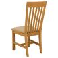 Preview: Esszimmerstuhl 2 stk. Massivholz Eiche Beige 45 x 59,5 x 100 cm