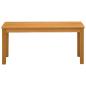 Preview: Esstischbank 95 x 32 x 45 cm Massivholz Eiche Natur