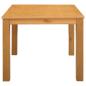 Preview: Esstisch 90 x 90 x 75 cm Massivholz Eiche Natur Quadratisch